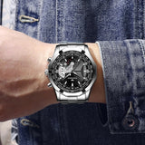 2022 Top Brand Luxury Watch Fashion Casual Military Quartz Sports Wristwatch Full Steel Waterproof Men's Clock Relogio Masculino