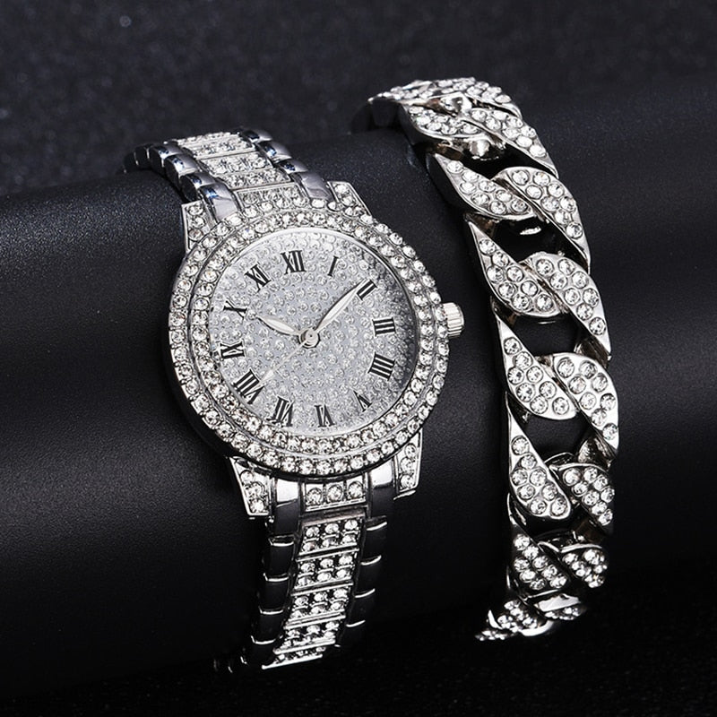 PINTIME Mens Full Iced Out 43mm Big Face Bling Luxury Crystal Square Watches  Fashion Hip Hop Jewelry Watch for Men - Walmart.com