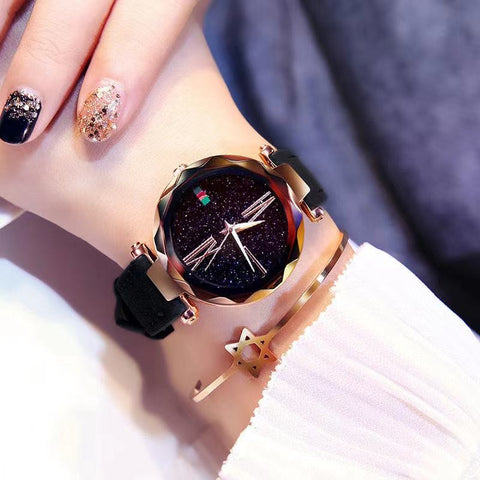 2021 Brand Women Watches Fashion Square Ladies Quartz Watch Bracelet Set Green Dial Simple Rose Gold Mesh Luxury Women Watches